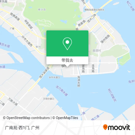 广南苑-西1门地图