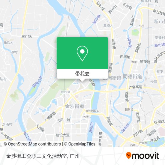 金沙街工会职工文化活动室地图