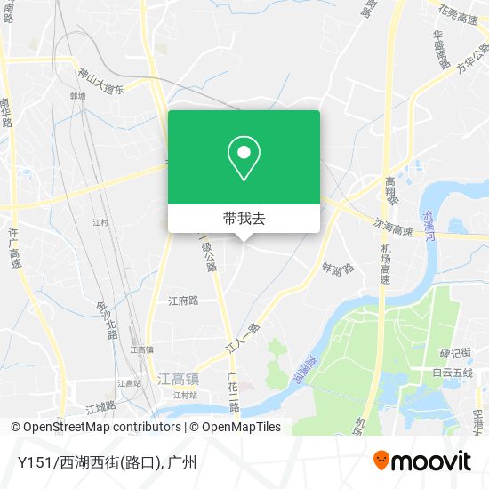 Y151/西湖西街(路口)地图