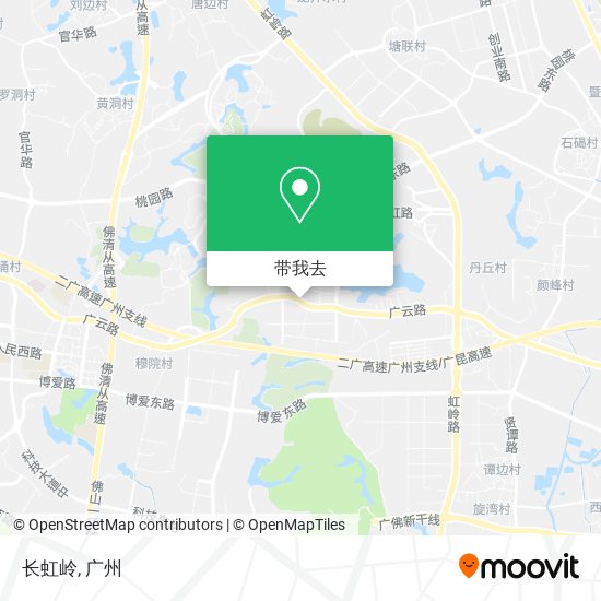 长虹岭地图