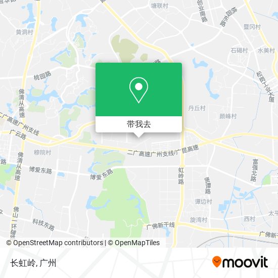 长虹岭地图