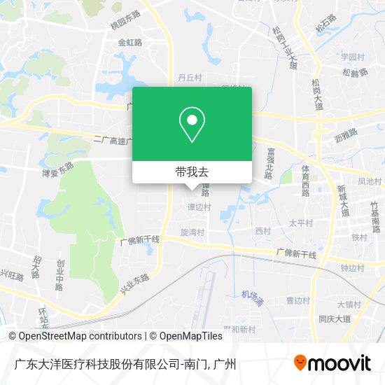 广东大洋医疗科技股份有限公司-南门地图