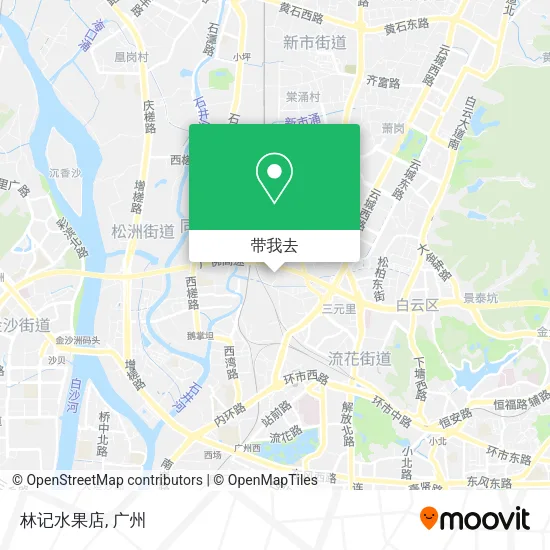 林记水果店地图