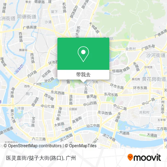 医灵直街/挞子大街(路口)地图