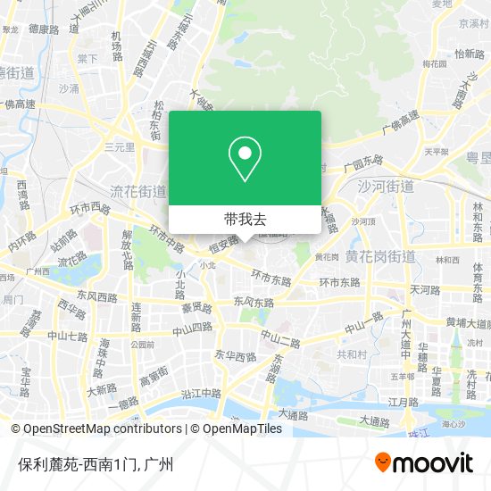 保利麓苑-西南1门地图