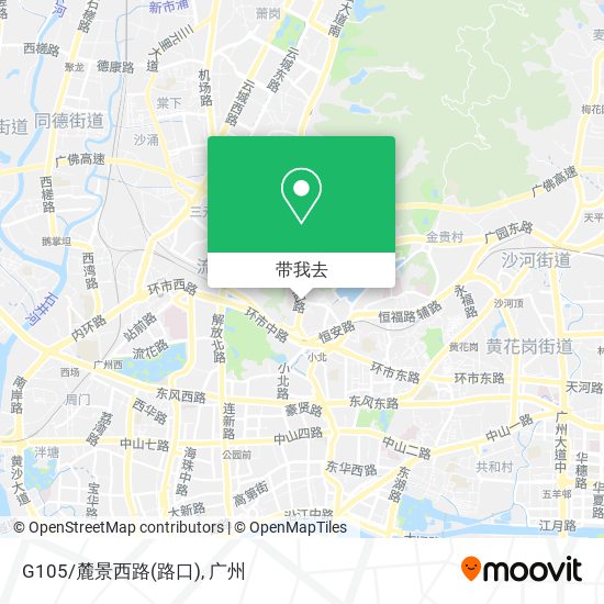 G105/麓景西路(路口)地图