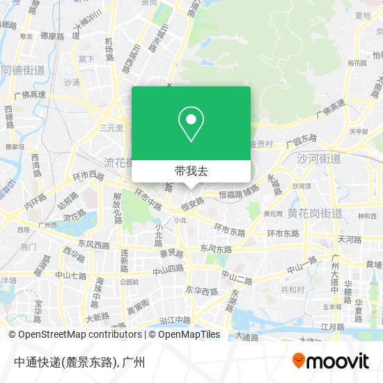 中通快递(麓景东路)地图