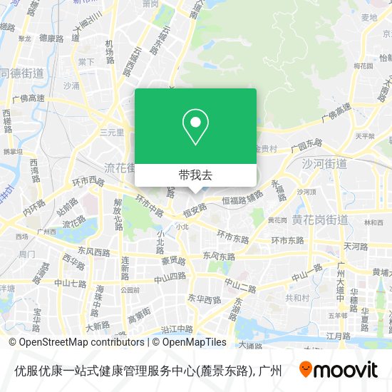 优服优康一站式健康管理服务中心(麓景东路)地图