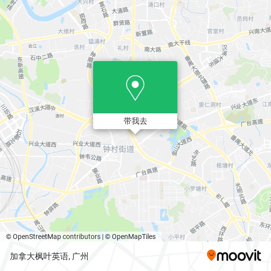 加拿大枫叶英语地图
