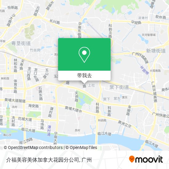 介福美容美体加拿大花园分公司地图