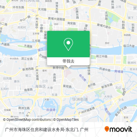广州市海珠区住房和建设水务局-东北门地图