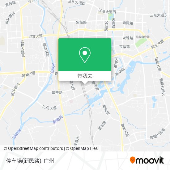 停车场(新民路)地图