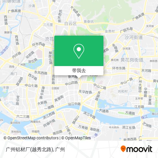 广州铝材厂(越秀北路)地图