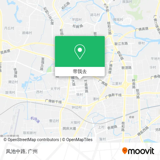 凤池中路地图