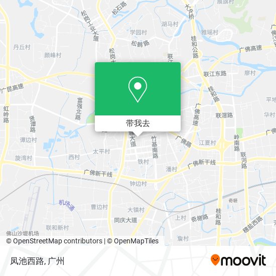 凤池西路地图