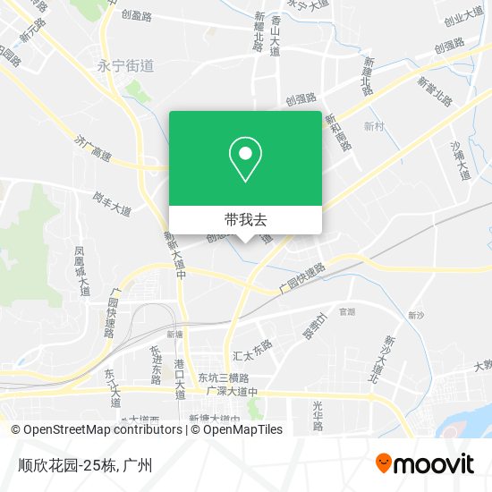 顺欣花园-25栋地图