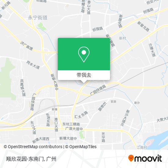 顺欣花园-东南门地图