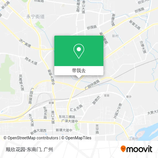 顺欣花园-东南门地图