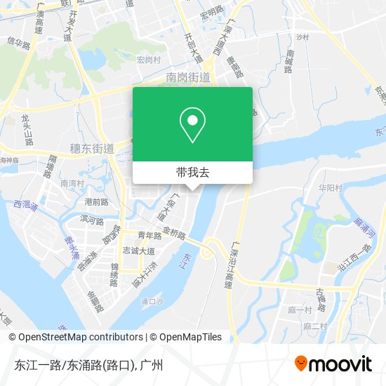 东江一路/东涌路(路口)地图