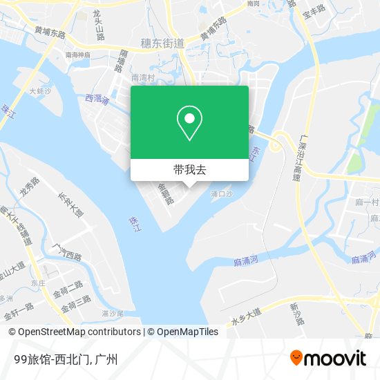 99旅馆-西北门地图