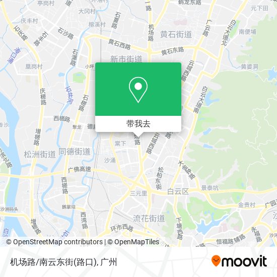 机场路/南云东街(路口)地图