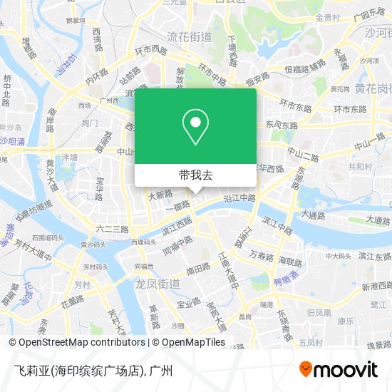 飞莉亚(海印缤缤广场店)地图