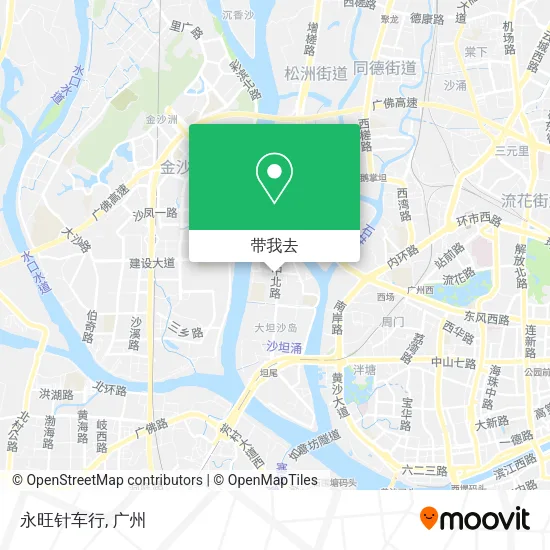 永旺针车行地图