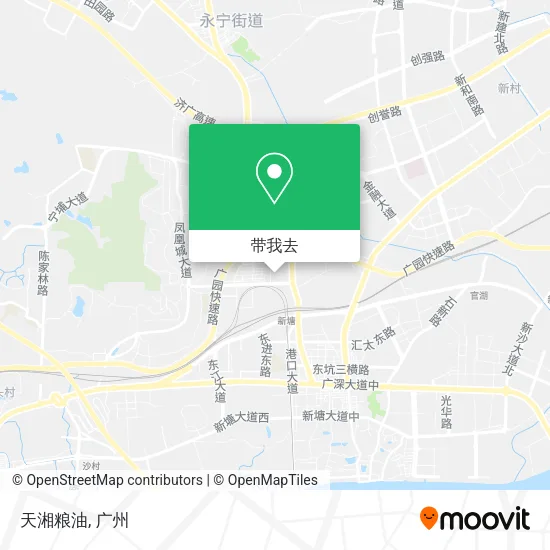 天湘粮油地图