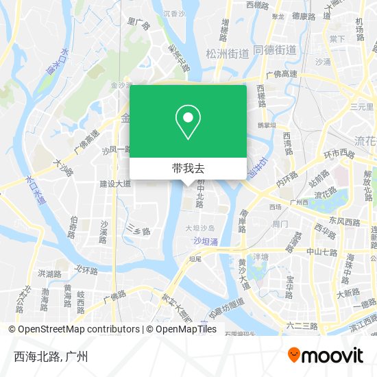 西海北路地图