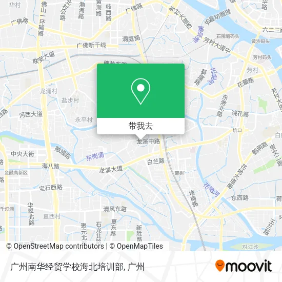 广州南华经贸学校海北培训部地图