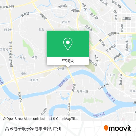 高讯电子股份家电事业部地图