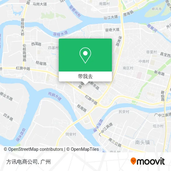 方讯电商公司地图