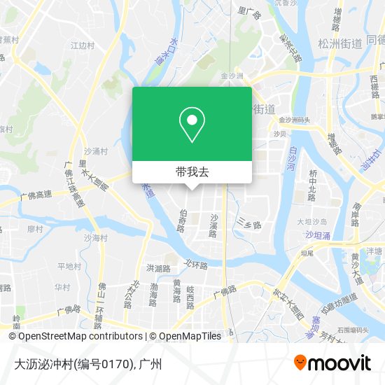 大沥泌冲村(编号0170)地图