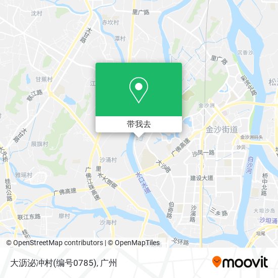 大沥泌冲村(编号0785)地图
