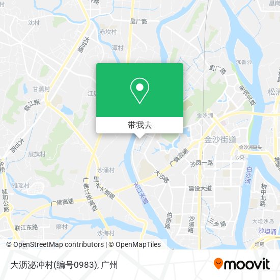 大沥泌冲村(编号0983)地图