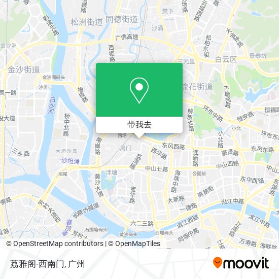 荔雅阁-西南门地图
