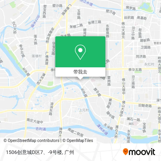 1506创意城D区7、-9号楼地图
