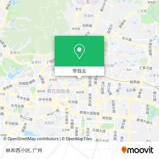 林和西小区地图