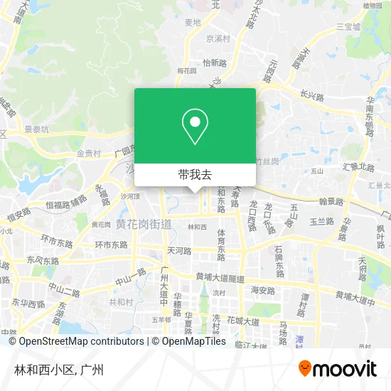 林和西小区地图