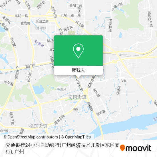 交通银行24小时自助银行(广州经济技术开发区东区支行)地图