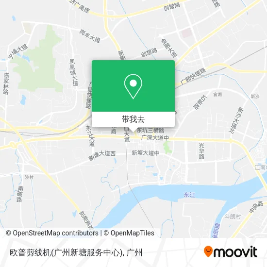 欧普剪线机(广州新塘服务中心)地图