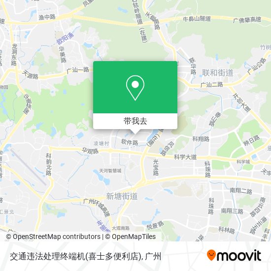 交通违法处理终端机(喜士多便利店)地图