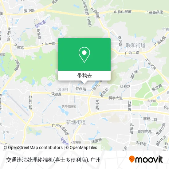 交通违法处理终端机(喜士多便利店)地图