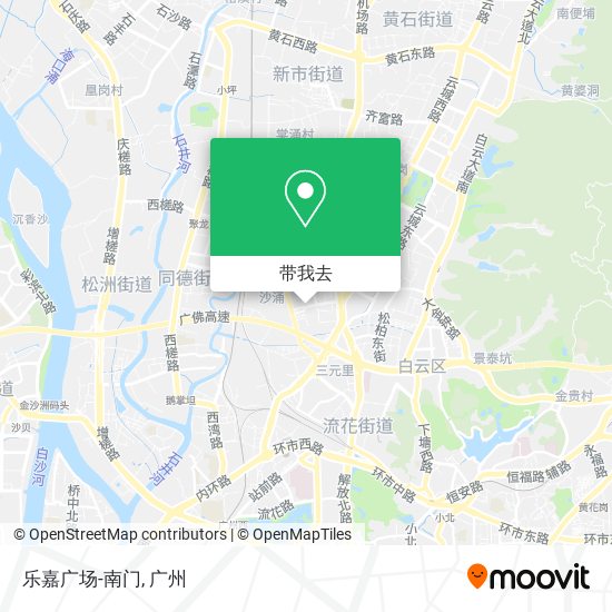 乐嘉广场-南门地图