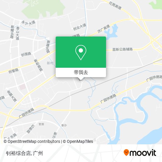 钊裕综合店地图