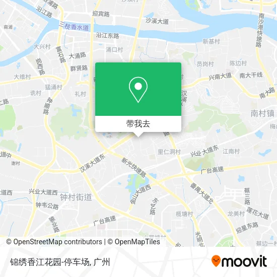锦绣香江花园-停车场地图