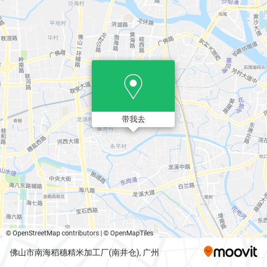 佛山市南海稻穗精米加工厂(南井仓)地图