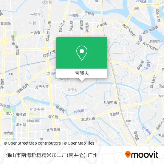 佛山市南海稻穗精米加工厂(南井仓)地图