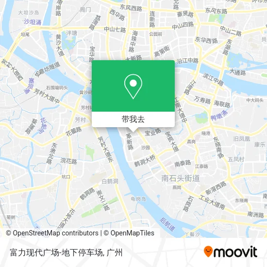 富力现代广场-地下停车场地图