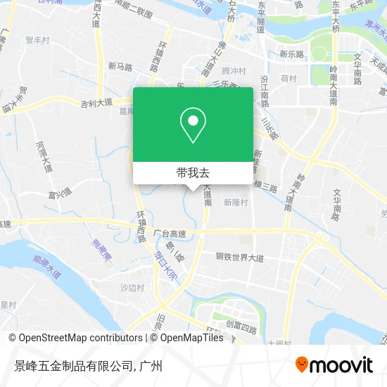 景峰五金制品有限公司地图